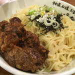 らーめん神月 - つけ麺３玉　軟骨チャーシュートッピング