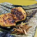 奈良 - 茄子の肉味噌焼き