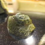 日本橋蛎殻町 すぎた - アワビの肝(千葉大原）