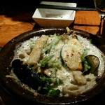 ビストロ シン 2 - 【2016年10月】旬野菜とマスカルチーズ焼き：850円