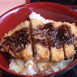串まん - ソースカツ丼（茹でキャベツ）