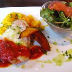 マリベン - ('10/11)メインはサラダ、パエジャとワンプレートで