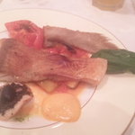 北島亭 - 真鯛のポワレ