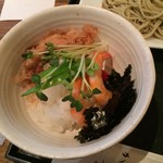 おろしそばの具材。
          美味し。