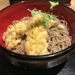 てんとろ - とり天蕎麦 冷大