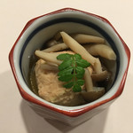 旬菜 おぐら家 - 鮭だんごのお通し