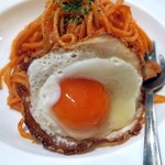 まんぷく食堂 - ナポリタン￥815（＋目玉焼き￥150）