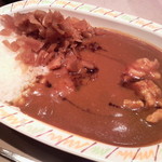 アルプス - ついにウスターソースかけて食べた　チキンがプリプリ