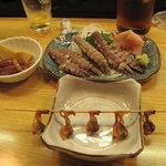 寿司・うなぎ 羽子吾 - シャコとアサリの干物