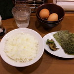 イツワ製麺所食堂 - たまごかけご飯