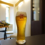 鉄板焼ダイニングKUNI - 一番搾りプレミアム