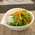 鉄板焼ダイニングKUNI - セットのサラダ