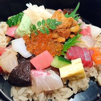 KATO'S DINING & BAR - KATO'S DINING ＆ BAR ＠赤坂見附 江戸 Premium の海鮮ばらしらし寿司
