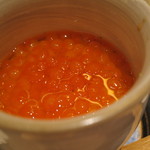 寿司 向月 - 生醤油筋子の茶碗蒸し　