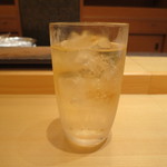 寿司 向月 - 山崎ハイボール