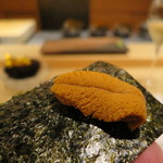 寿司 向月 - 紫雲丹　知多豊浜　殻付き