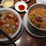 Chuuka Ryouri Hamamura - ［2015年1月］福建炒飯と担々麺