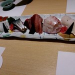 なにわ料理 有 - お造り5種盛