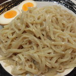 横浜家系 一二三 - 味玉濃厚魚介つけ麺 890円