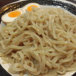 横浜家系 一二三 - 味玉濃厚魚介つけ麺 890円