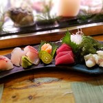 喜作 - お刺身盛り合わせ