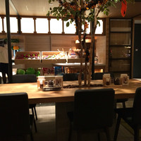 北海道スカイテラス MINORI - 店内 綺麗で木のぬくもりが伝わってきます。