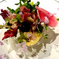 ウシマル - 大豆ドレッシングのサラダ