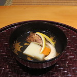 日本料理 幸庵 - 松茸と銀杏豆腐の椀物