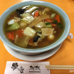 中国料理 樹林 - 五目野菜あんかけラーメン￥800