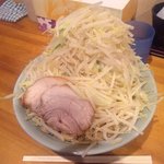 菜良 - 「えぼし麺」600円+「大盛り」100円　野菜マシマシ