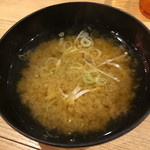 目利きの銀次 - 美味しい味噌汁。じゅるり。