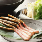 Snow crab shabu shabu (5 pieces per person)