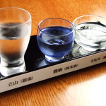 Hokuriku sake tasting pure rice sake set