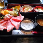 鮨処 若いわい - 南インドマグロ中トロ丼セット