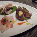 リストランテ ダ トシユキ - 前菜盛り合わせ