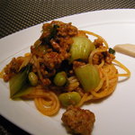 リストランテ ダ トシユキ - 自家製サルシッチャを使ったパスタ