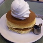 すごいバランスのクリームホットケーキ