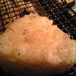 蝦夷 - 焼いてみた白にぎり