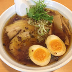 らーめんなると - Cセットの鷄醤油ラーメン