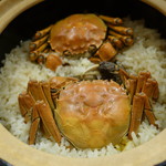 銀座 しのはら - 蟹ご飯