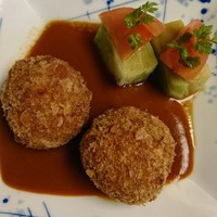 神楽坂 前田 - 甘海老入りクリームコロッケ