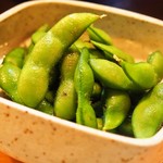 寿し割烹 一心 - 秋田産 枝豆（サービス）