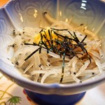 寿し割烹 一心 - 付き出し（白魚）