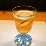 寿し割烹 一心 - 自家製 梅酒（サービス）