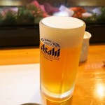 寿し割烹 一心 - 生ビール