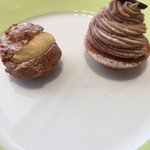 Dining & Bar TENQOO - シュークリームとモンブラン