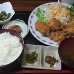 燦家 - とり唐定食（ごはん大）