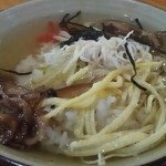 けいはん ひさ倉 - 鶏飯　とりの出汁かけご飯です。