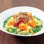 イタリアンレストラン ピッツェリア - 海老つみれとごぼうの和風ペペロンチーノ