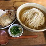 ろっか - とり天冷やかけうどん660円（税込）